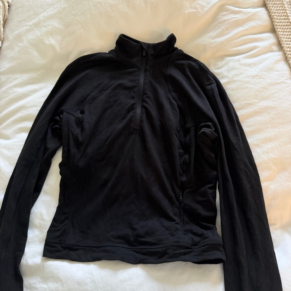 Lululemon Black Quarter Zip